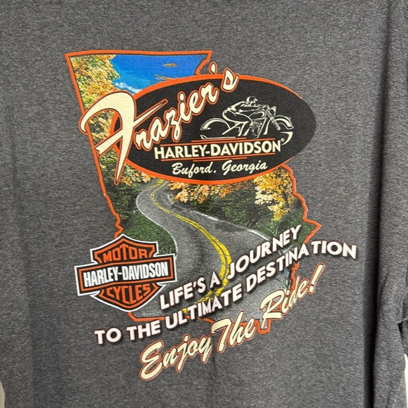 Harley Davidson Men’s Short Sleeve T Shirt Sz XXL Gray - Picture 1 of 11